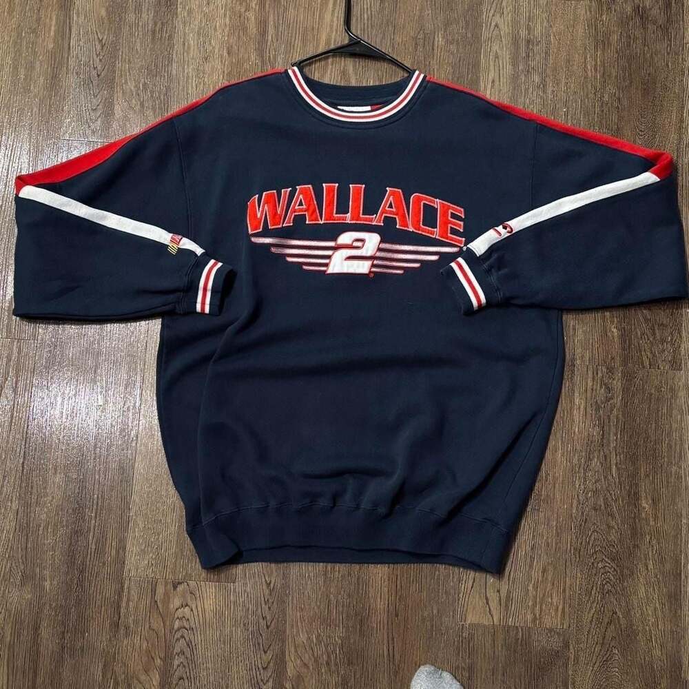 Vintage Chase Authentics Rusty Wallace #2 NASCAR Sweatshirt Size Large